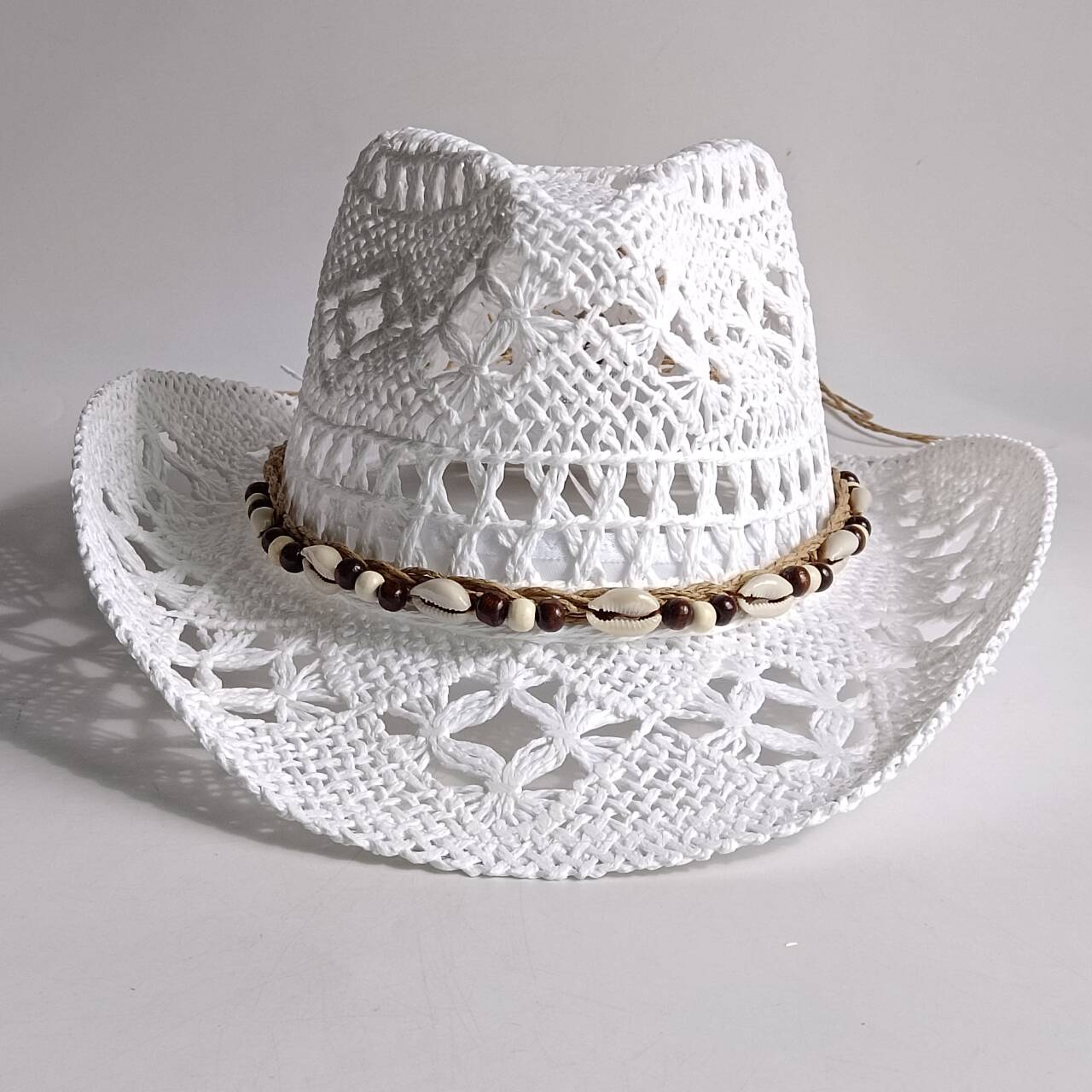 Summer Straw Hat Beach Women M - Cowboy Hat Straw ulasan dan harga