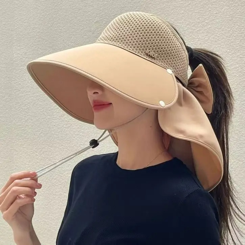 Summer Women Bucket Hat Outdoo - Sun Hat Wide Brim ulasan dan harga