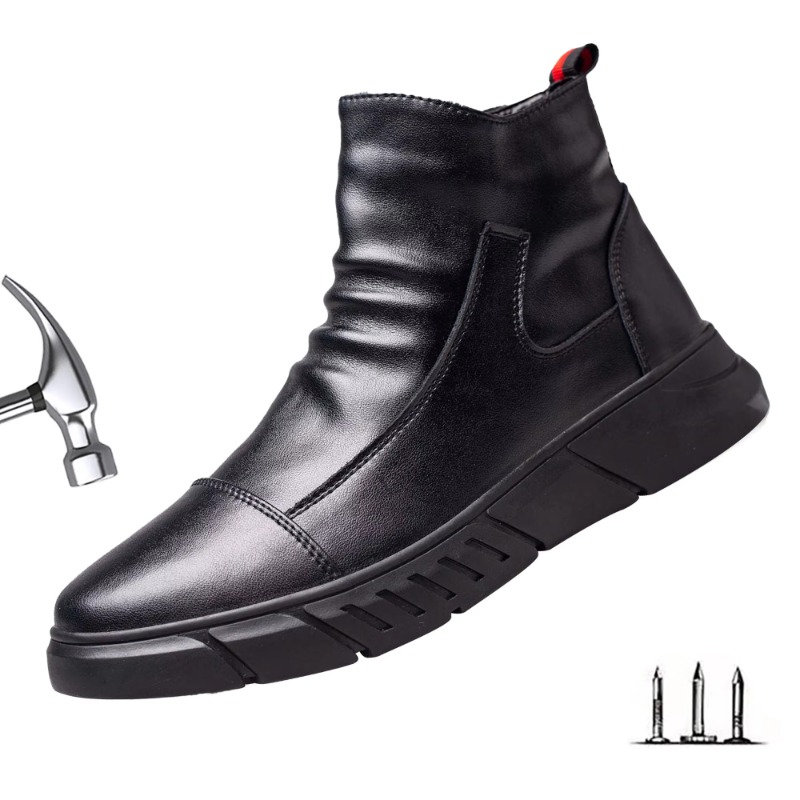 Fashion 2025 Black Leather Saf - Snapback Hat Flat ulasan dan harga