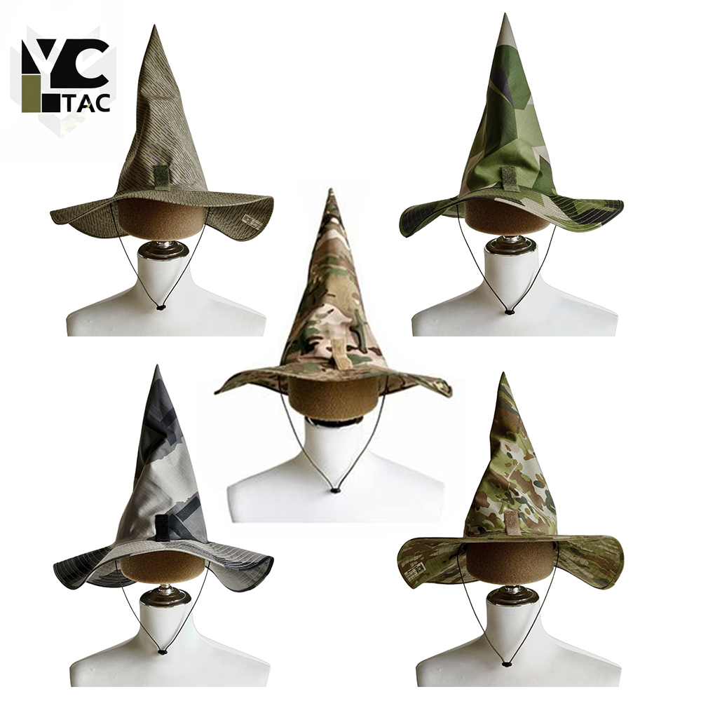 YCTAC Camo Wizard Hat Tactical - Boonie Hat Tactical ulasan dan harga