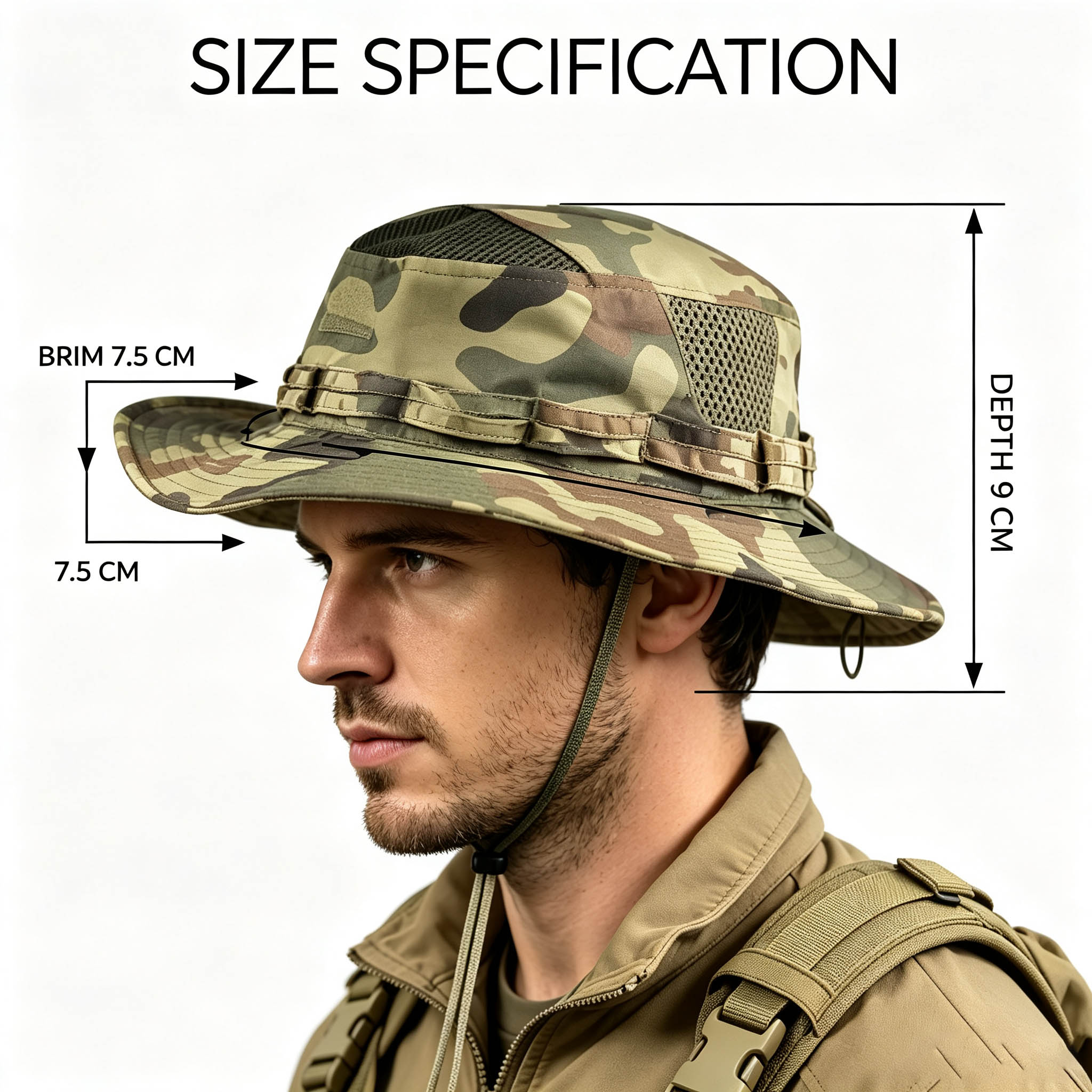 Tactical Boonie Hat for Men Su - Boonie Hat Tactical ulasan dan harga
