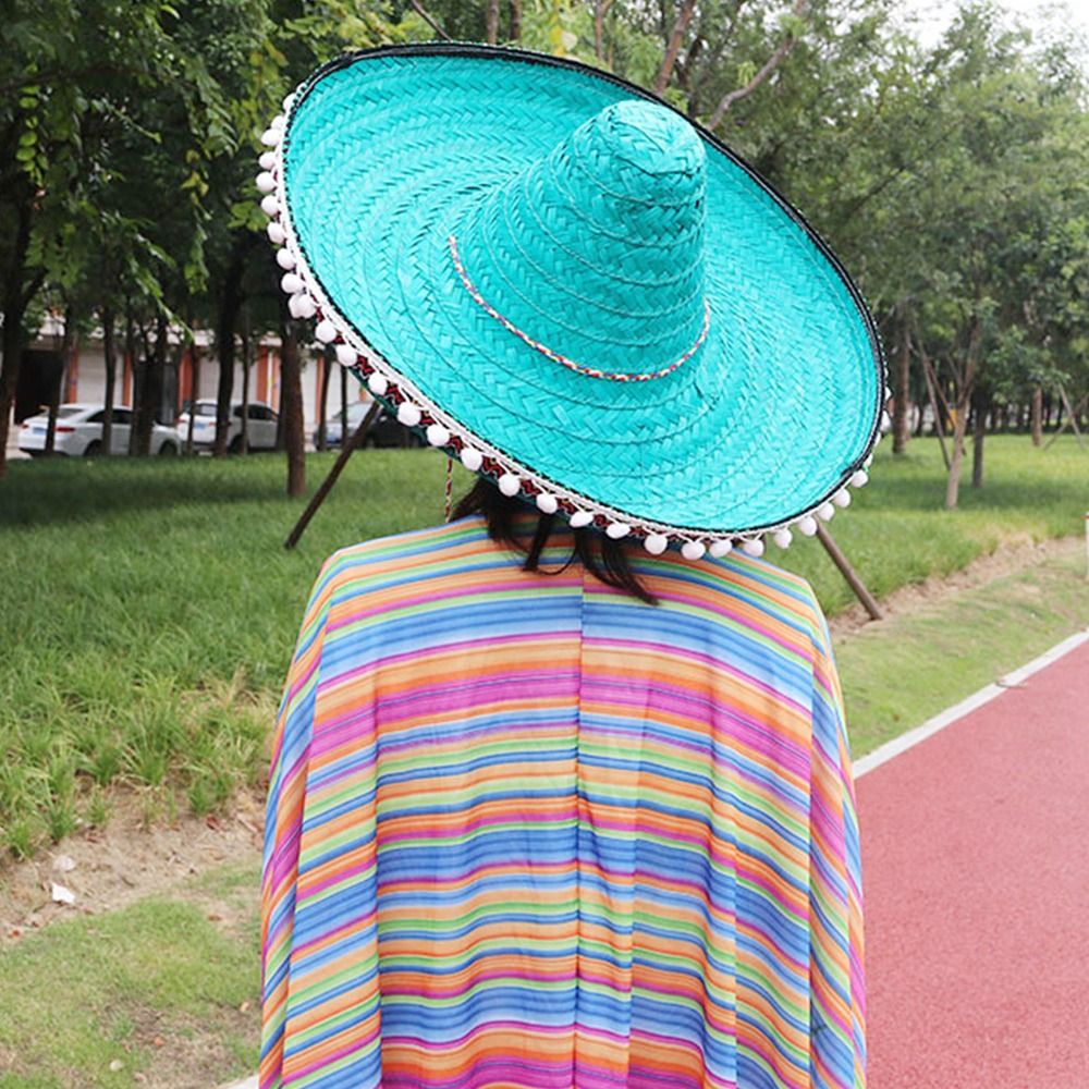 Mexican Style Straw Hats Wide  - Sun Hat Wide Brim ulasan dan harga