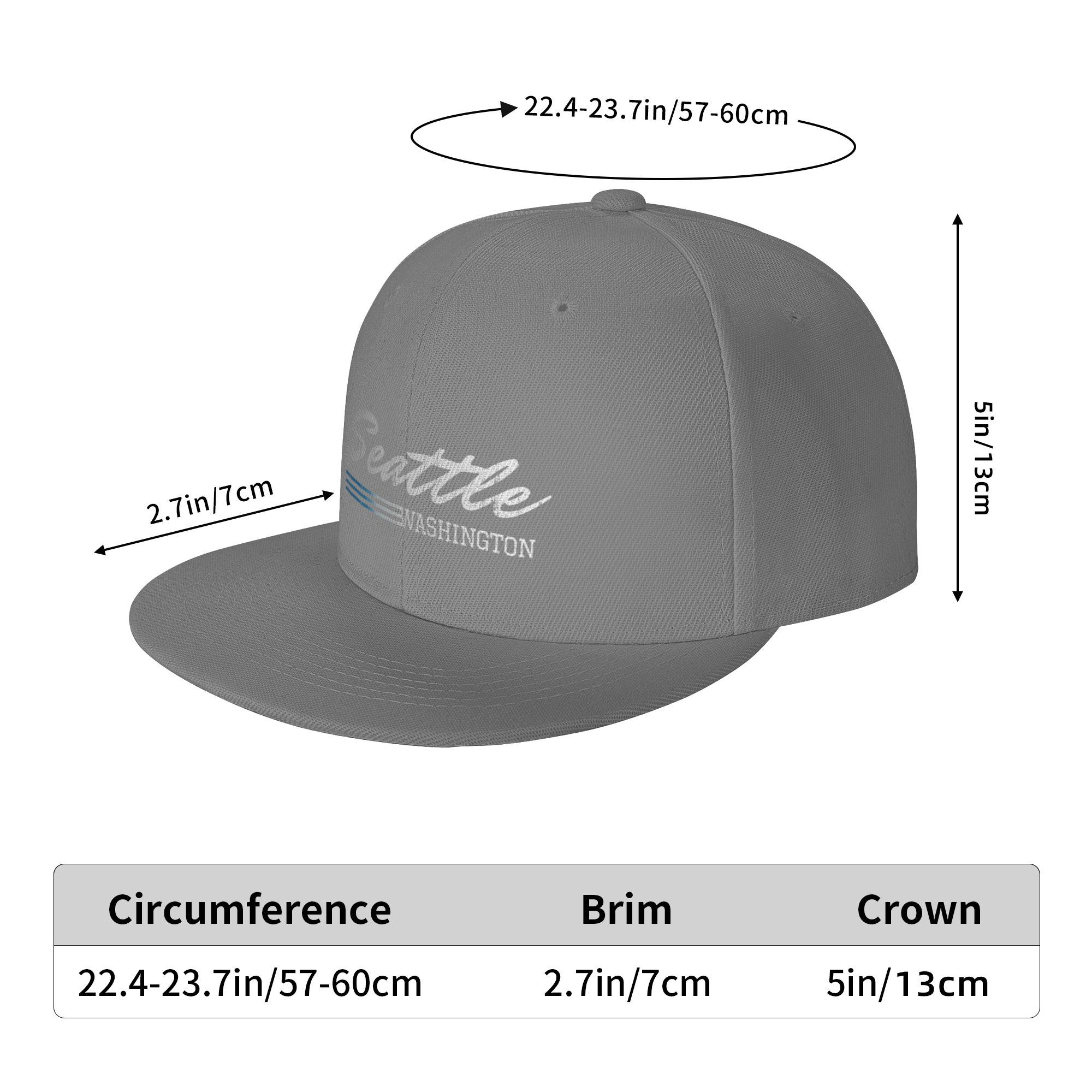 Fashion Seattle Washington Cit - Baseball Cap Structured ulasan dan harga