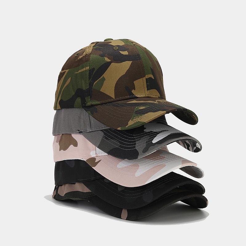 Woodland Camouflage Baseball C - Dad Hat Cotton ulasan dan harga