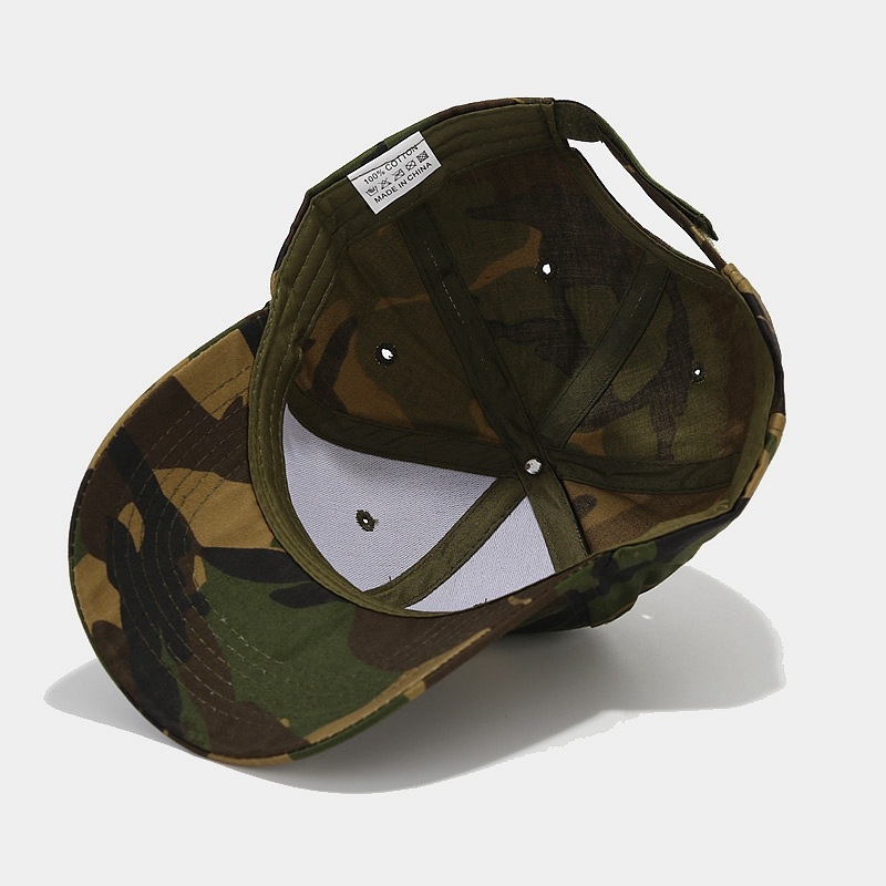 Woodland Camouflage Baseball C - Dad Hat Cotton ulasan dan harga