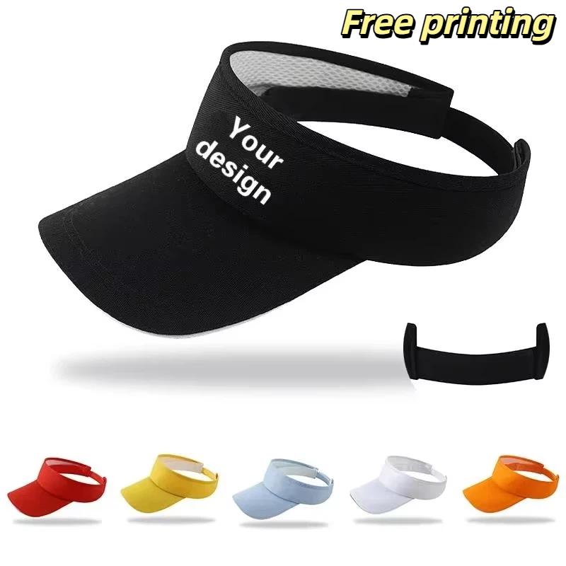 Custom Logo Anti-UV Women's Go - Visor Sun Hat ulasan dan harga