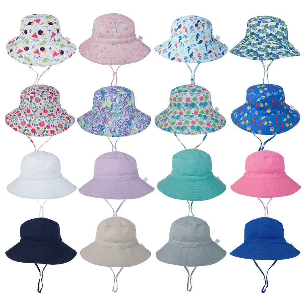Summer Boys Girls Neck Ear Cov - Sun Hat Wide Brim ulasan dan harga