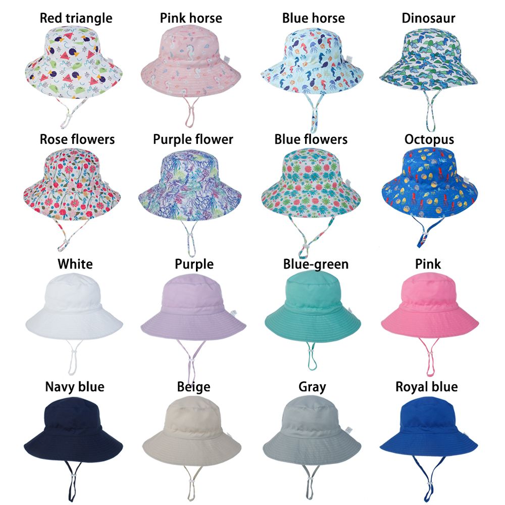 Summer Boys Girls Neck Ear Cov - Sun Hat Wide Brim ulasan dan harga