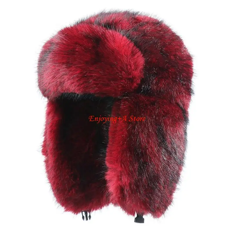 PXPB Thickened Plush Winter Tr - Trapper Hat Ear Flap ulasan dan harga