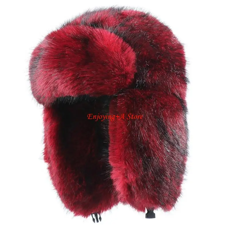 PXPB Thickened Plush Winter Tr - Trapper Hat Ear Flap ulasan dan harga