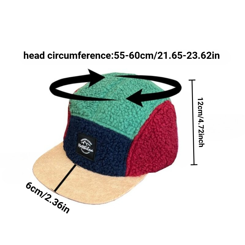 5 Panel Retro Fleece Cap for M - Corduroy Cap 5 Panel ulasan dan harga