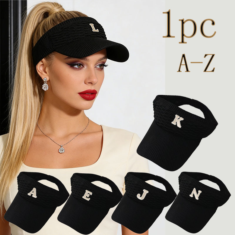 1Pc Pink Women A-Z Letter Open - Baseball Cap Structured ulasan dan harga
