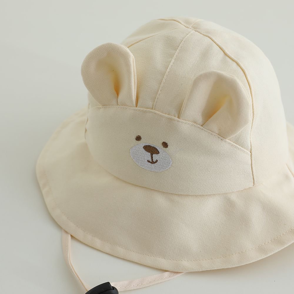 Baby Girls Sun Hat 48-50cm Cot - Bucket Hat Cotton ulasan dan harga