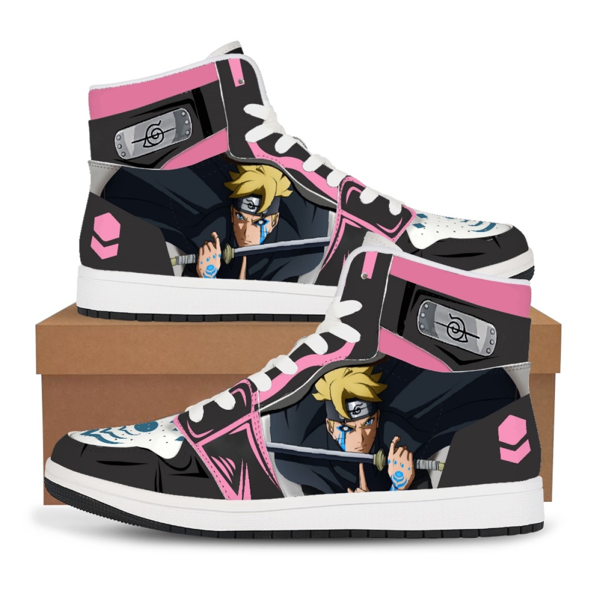 Naruto Anime High-Tops Sneaker - Snapback Hat Flat ulasan dan harga