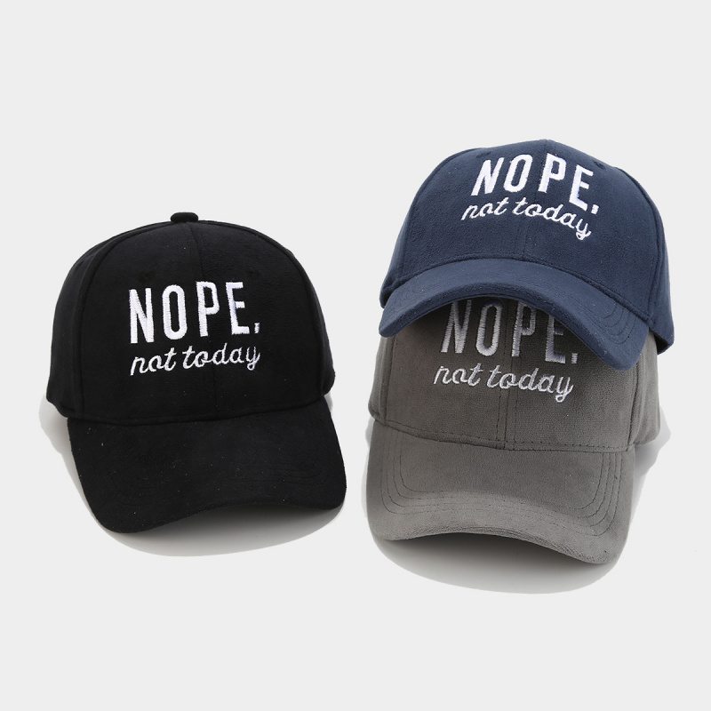 Nope Not Today Embroidered Sof - Dad Hat Cotton ulasan dan harga