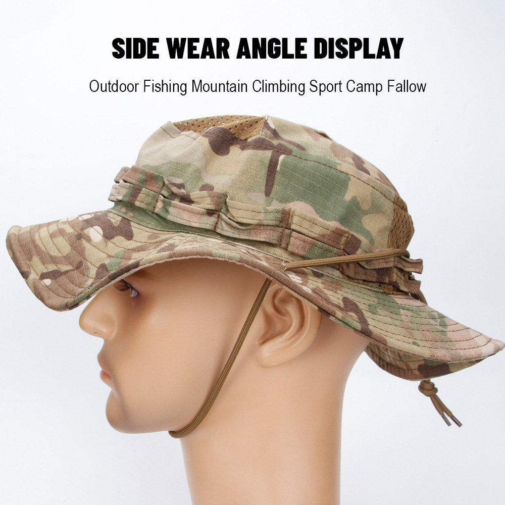 Tactical Camo Boonie Hat UPF 5 - Boonie Hat Tactical ulasan dan harga