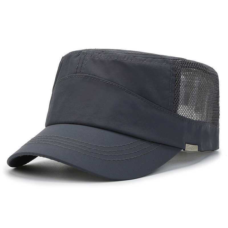 Summer Mesh Flat Top Hat for M - Snapback Hat Flat ulasan dan harga