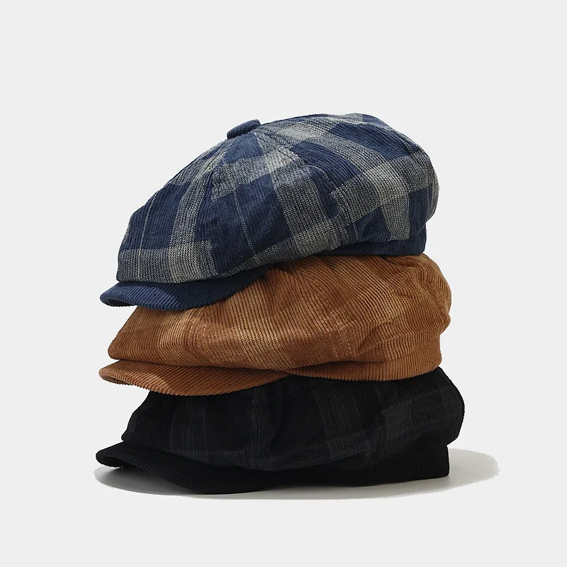 Corduroy Men Women Youth Boy G - Newsboy Cap Ivy ulasan dan harga