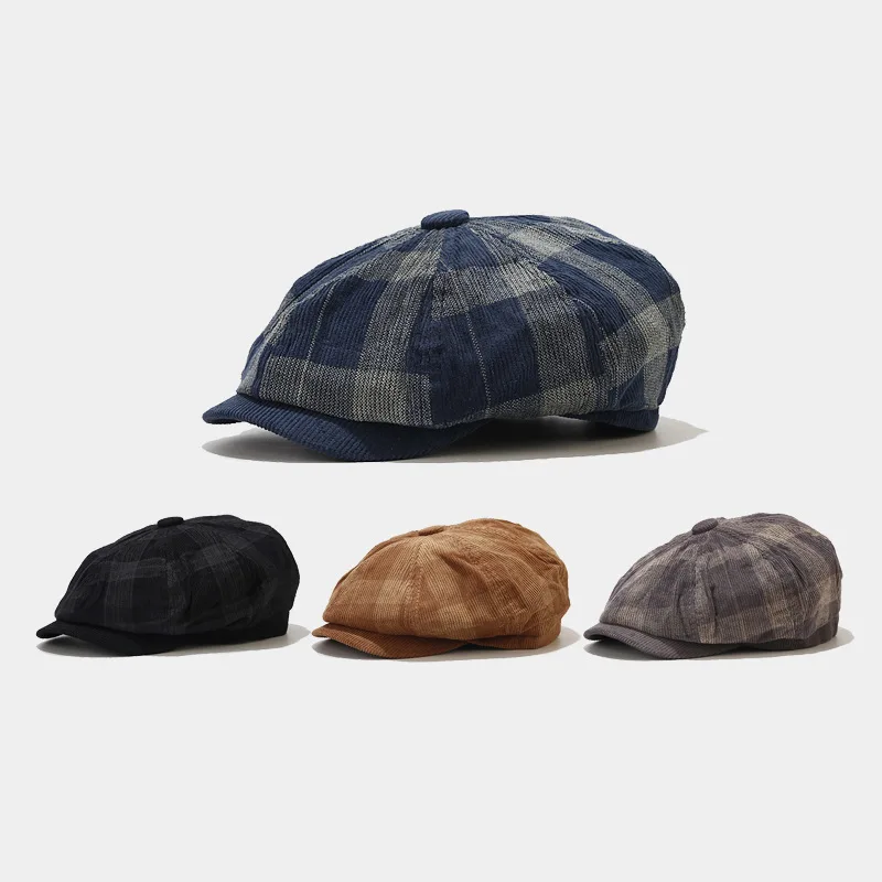Corduroy Men Women Youth Boy G - Newsboy Cap Ivy ulasan dan harga