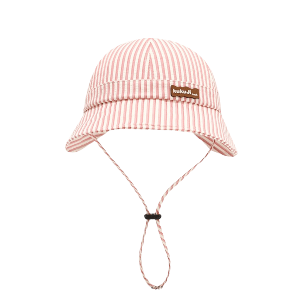 New Striped Baby Bucket Hat Ad - Sun Hat Wide Brim ulasan dan harga
