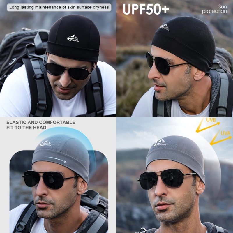 Summer Ice Silk Quick Dry Brea - Skull Cap Helmet Liner ulasan dan harga