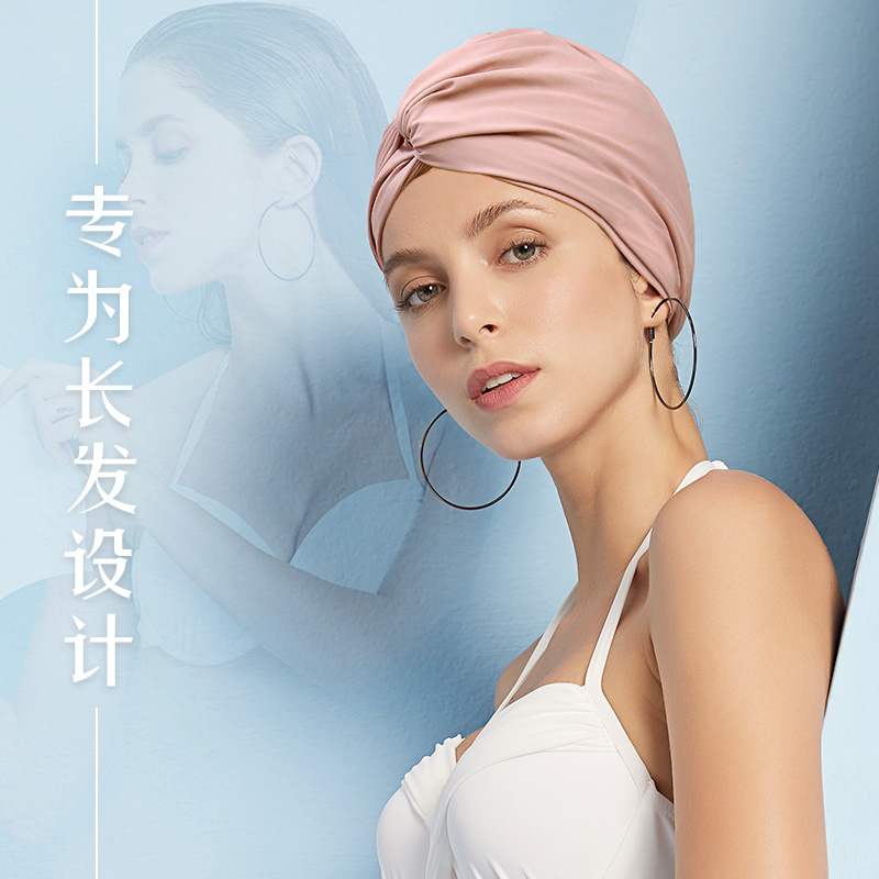 Women Ladies Fashion Stylish C - Swim Hat Silicone ulasan dan harga