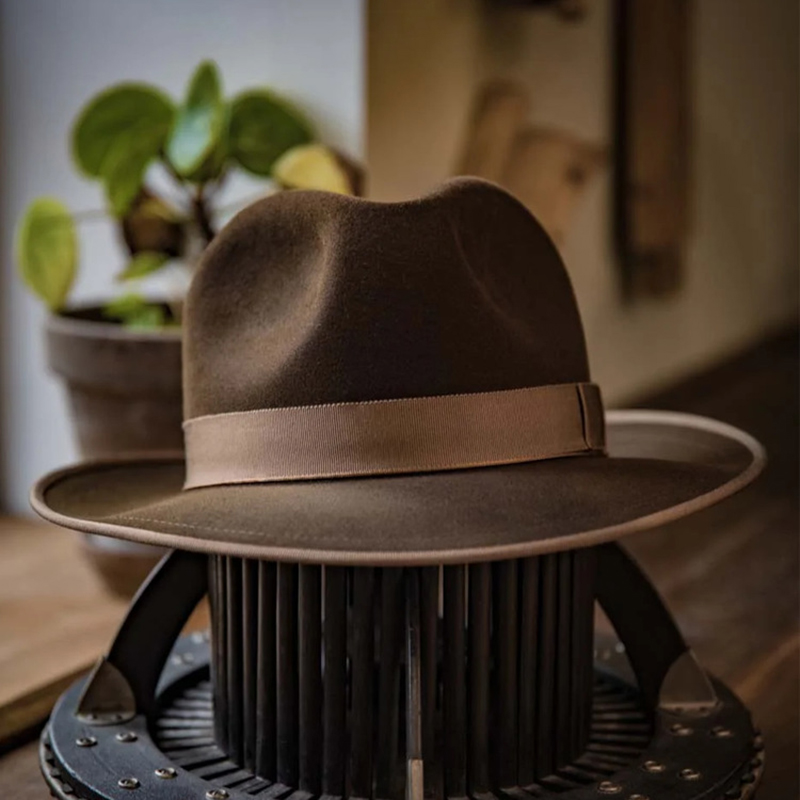 Soft Fedora Hat Bow Elegant La - Fedora Hat Wool ulasan dan harga