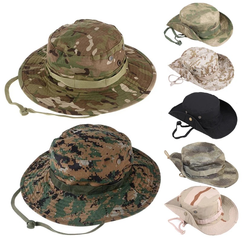 Camouflage Tactical Boonie Hat - Boonie Hat Tactical ulasan dan harga