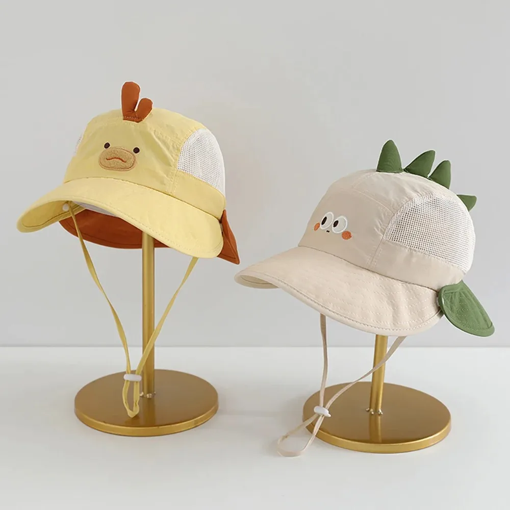 Cute Cartoon Baby Fisherman Ha - Bucket Hat Cotton ulasan dan harga