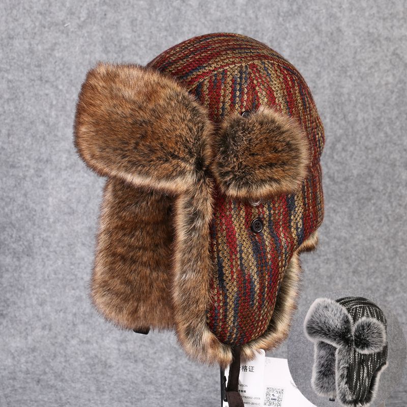 B-8433 Man Bomber Hat Rex Rabb - Trapper Hat Ear Flap ulasan dan harga
