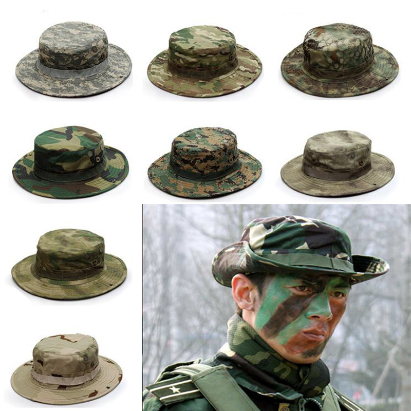 Men & Women Top Camo Summer Ca - Boonie Hat Tactical ulasan dan harga