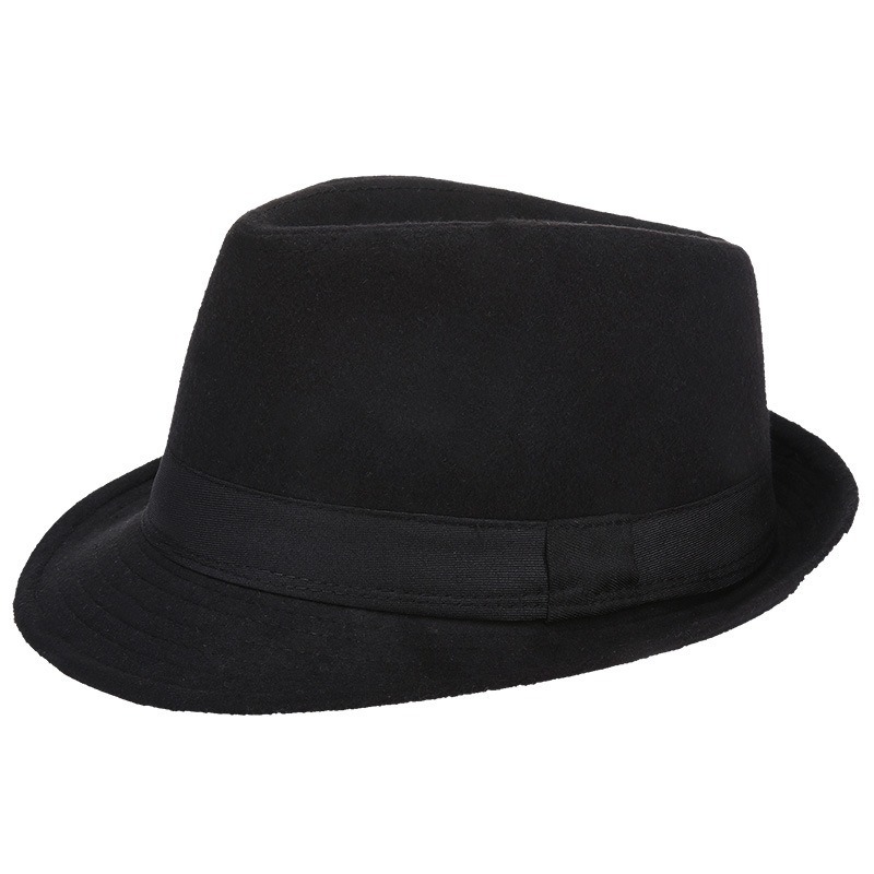 Men Autumn Winter Wool Fedora  - Fedora Hat Wool ulasan dan harga