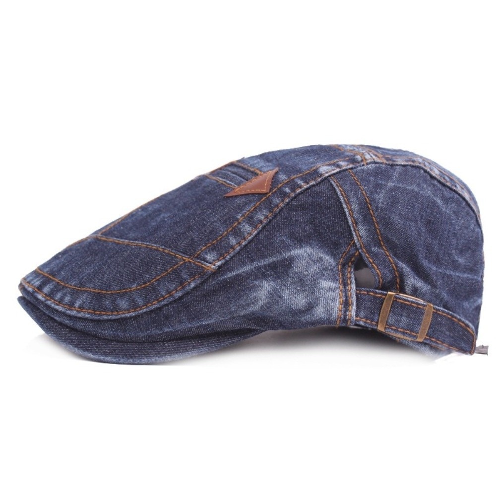 Soft Washed Finish Flat Cap Ad - Newsboy Cap Ivy ulasan dan harga