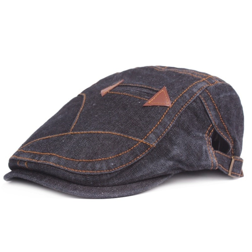 Soft Washed Finish Flat Cap Ad - Newsboy Cap Ivy ulasan dan harga
