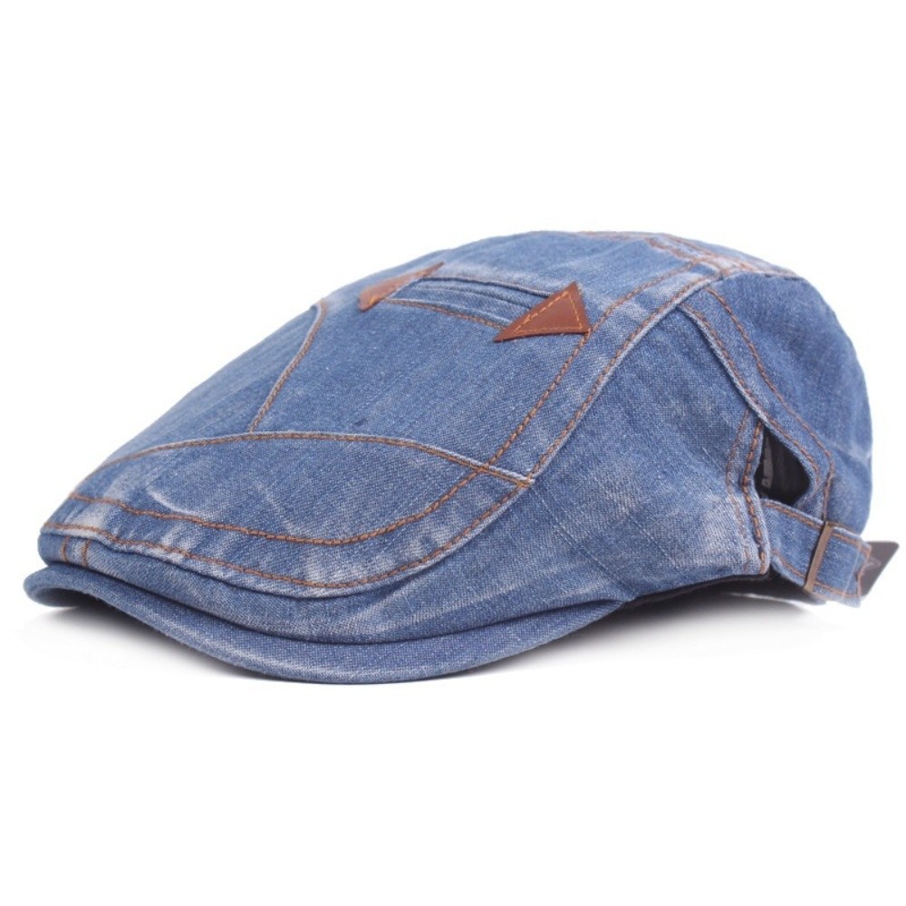 Soft Washed Finish Flat Cap Ad - Newsboy Cap Ivy ulasan dan harga